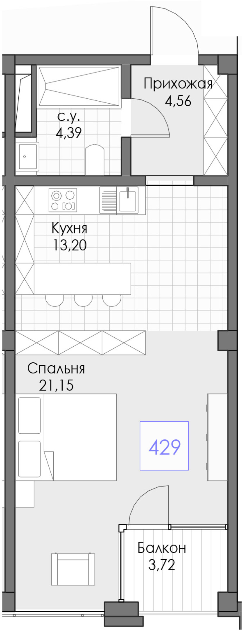 Планировка Номер #429