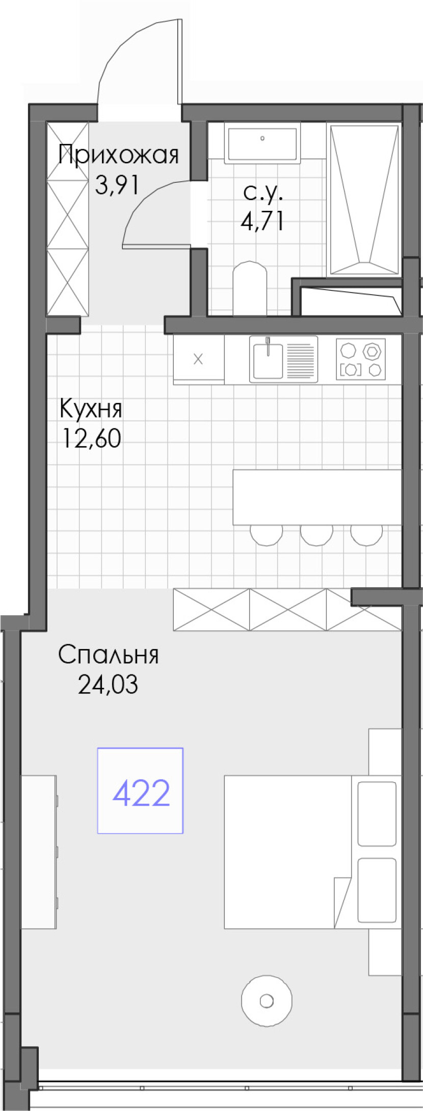 Планировка Номер #422